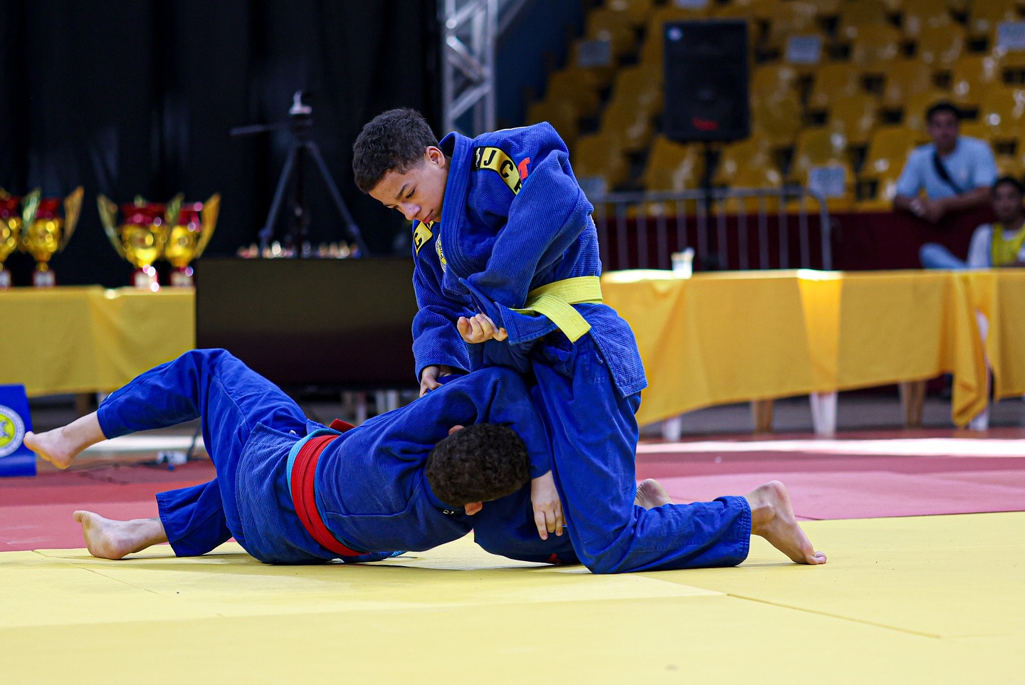 Treino intermediário de judô no Judô Clube Rocha